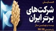 درخشش شرکت لیزینگ اقتصادنوین در رتبه بندی سازمان مدیریت صنعتی