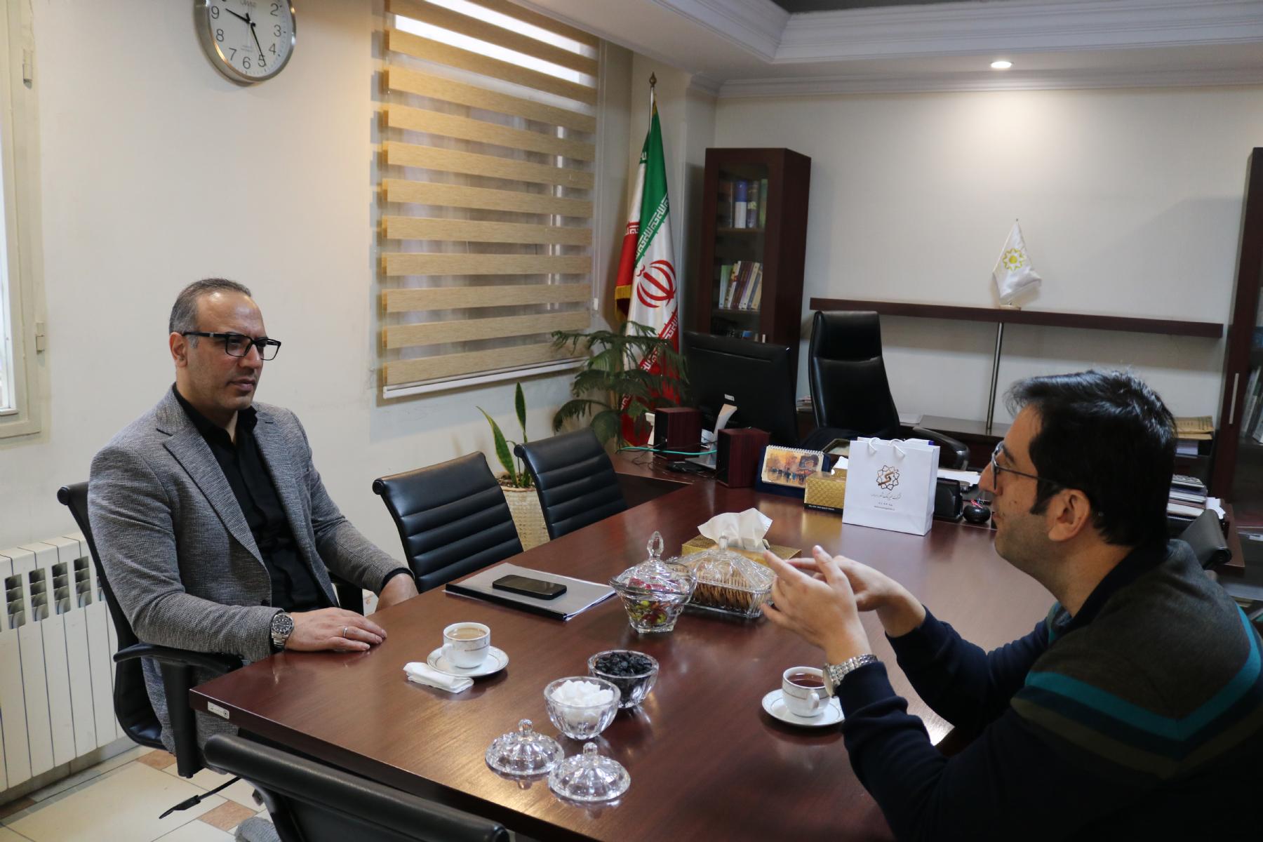 دیدار دبیر کل انجمن با مدیر عامل شرکت لیزینگ شهر
